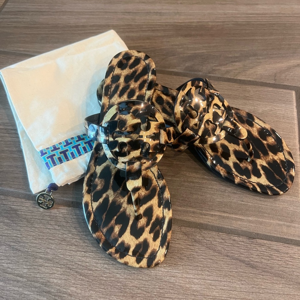 Leopard Print Miller Sandals